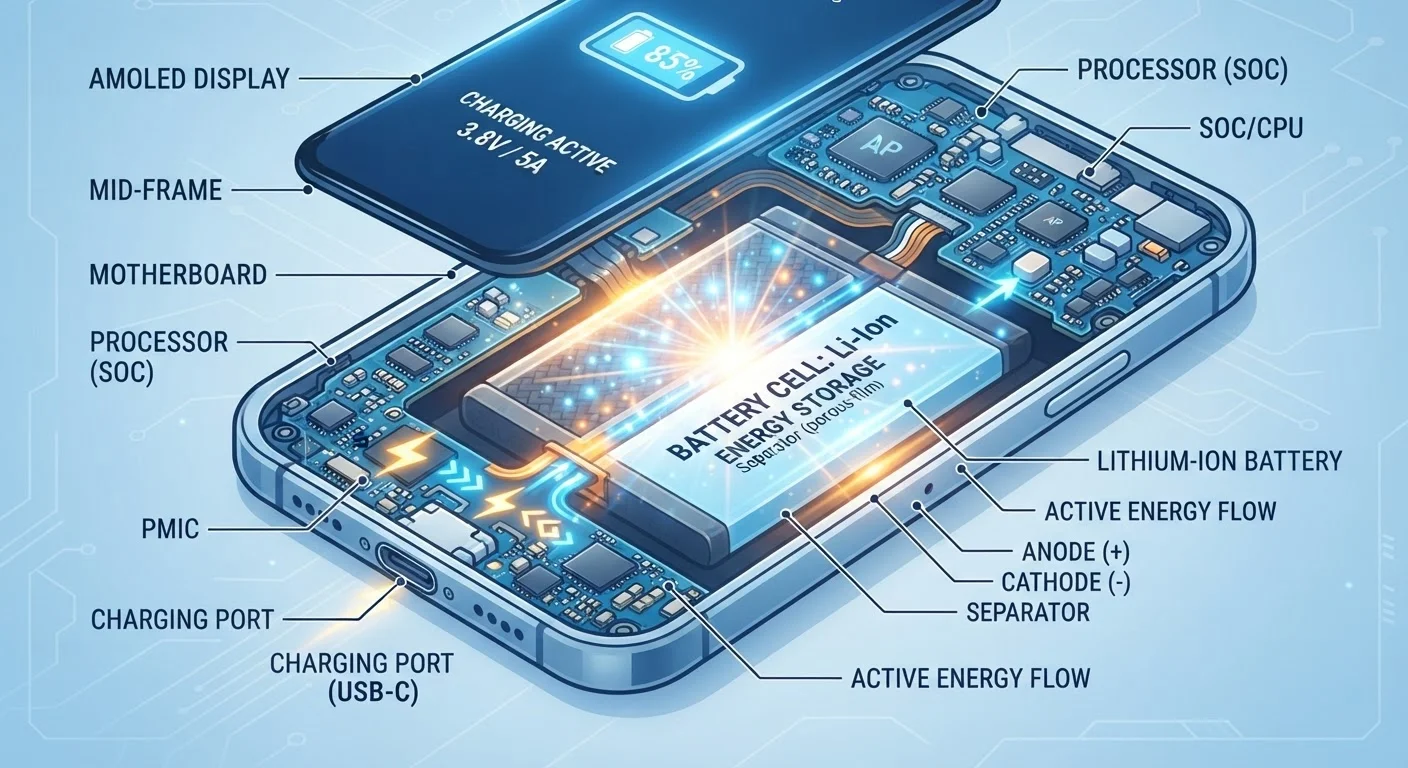Battery Capacity, Efficiency, and Fast Charging: How Phone Batteries Actually Work