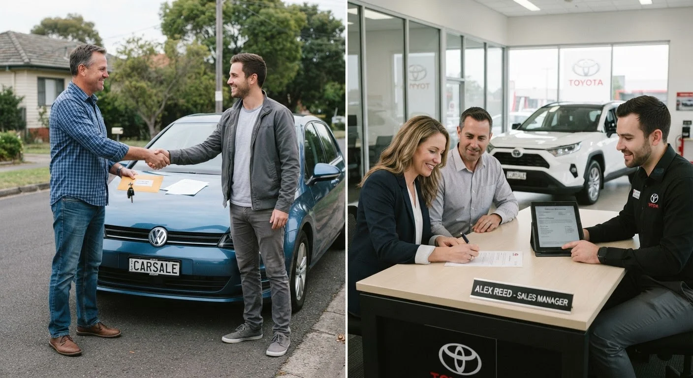 Everything Involved in Selling a Car Privately vs. Trading It In