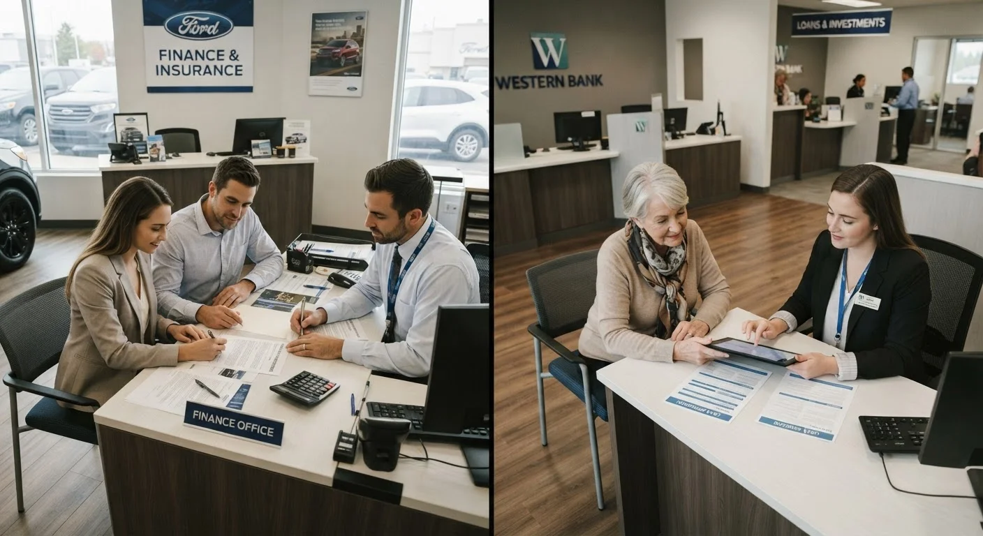Financing Through a Dealership vs. Your Own Bank