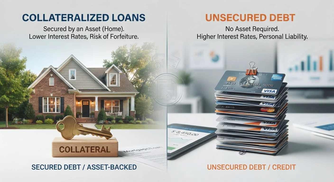 Secured vs. Unsecured Debt: How the Difference Affects Your Risk
