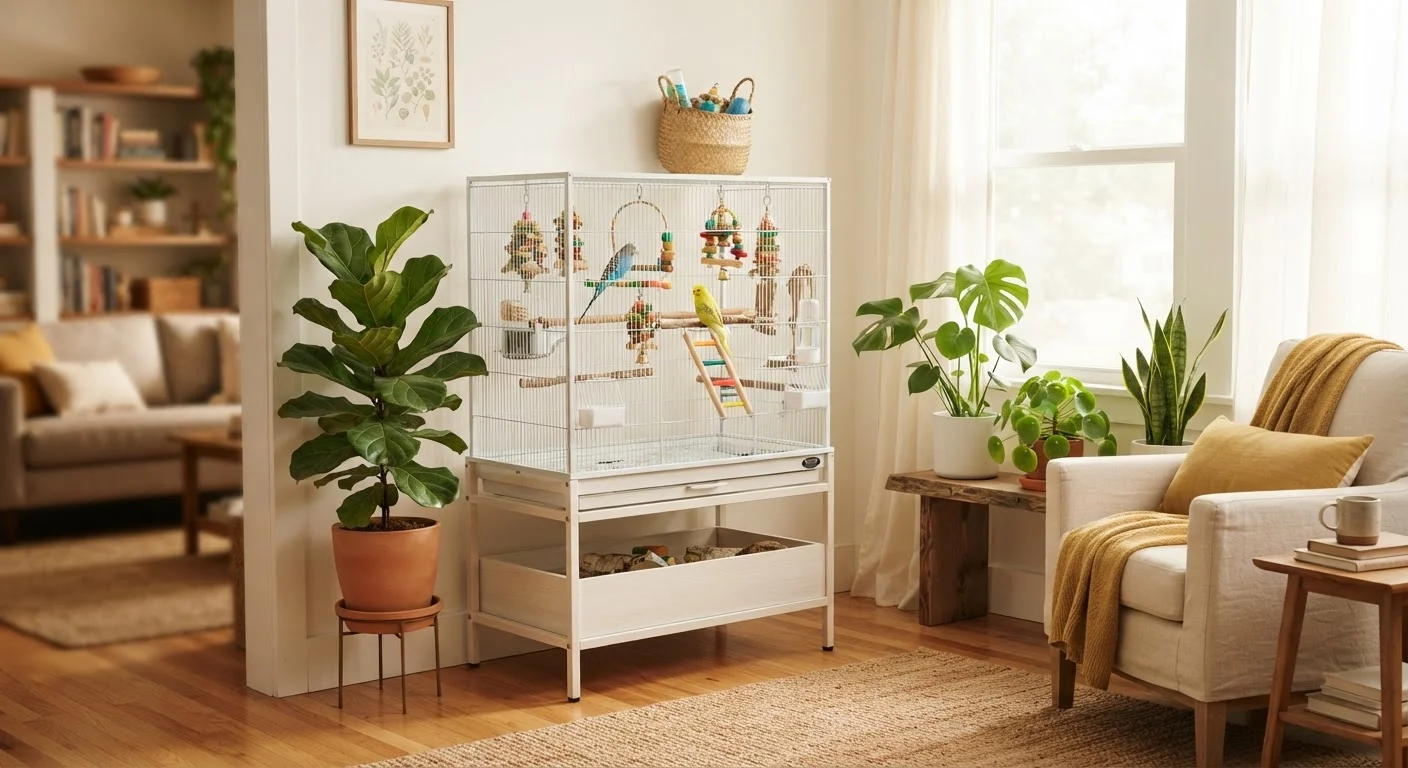 Setting Up a Safe Habitat for a Pet Bird