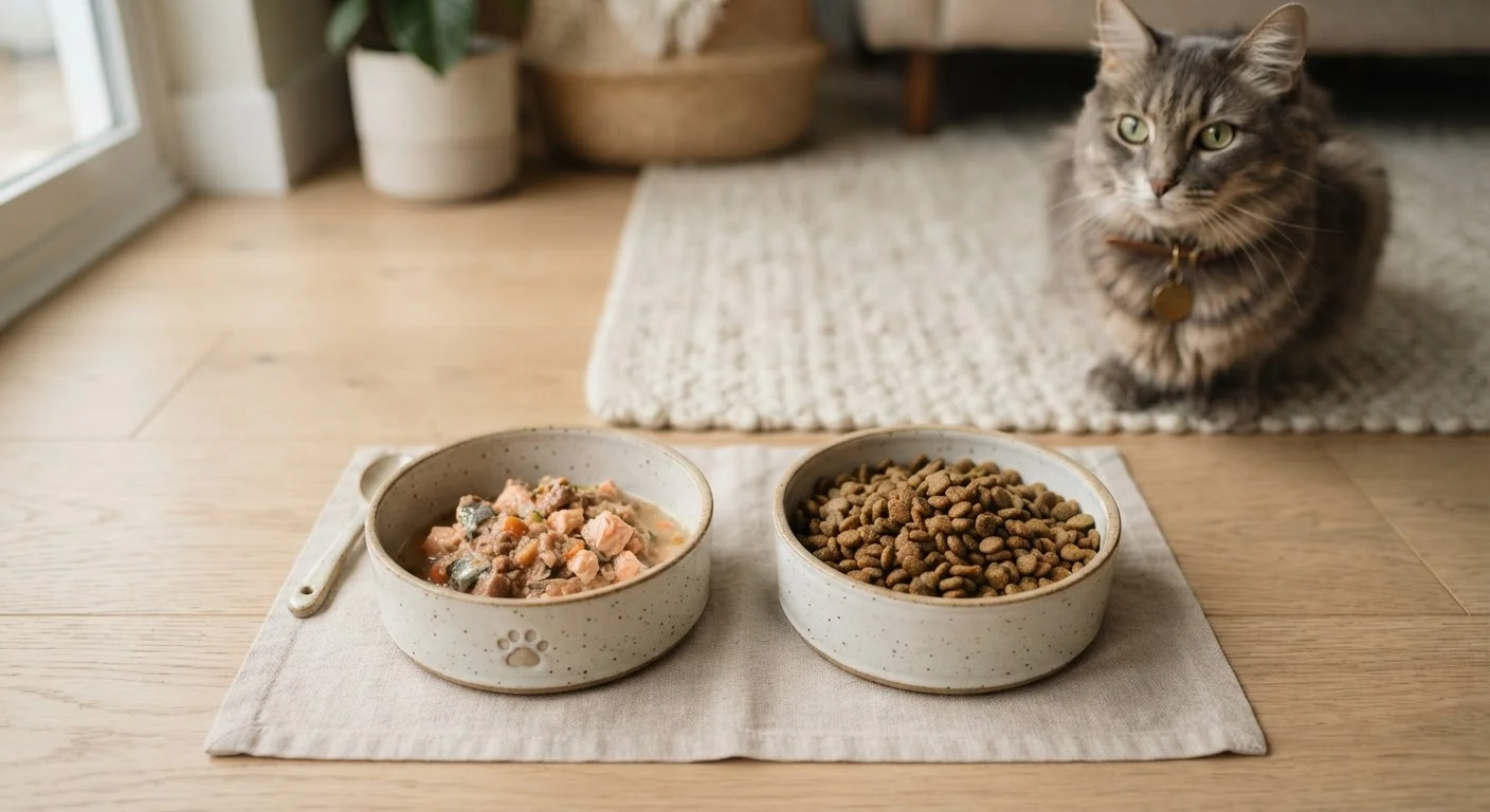 Wet Food vs. Dry Food for Cats